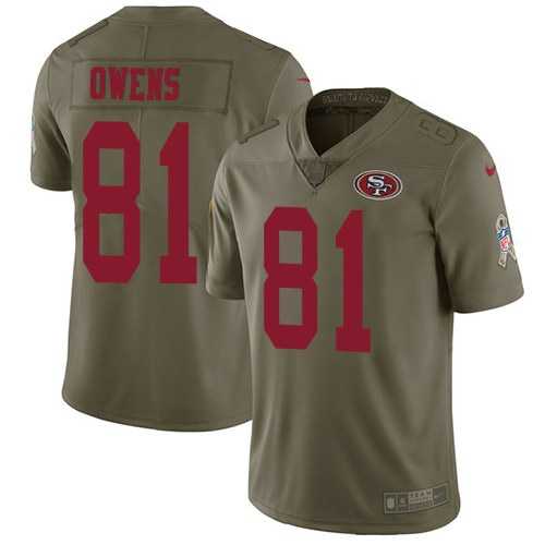 Nike 49ers 81 Terrell Owens Olive Salute To Service Limited Jersey Dzhi,We sell and wholesale Nike 49ers 81 Terrell Owens Olive Salute To Service Limited Jersey Dzhi on line form chian!